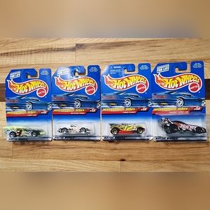 Hot Wheels Mega Graphics Series Full Set of 4